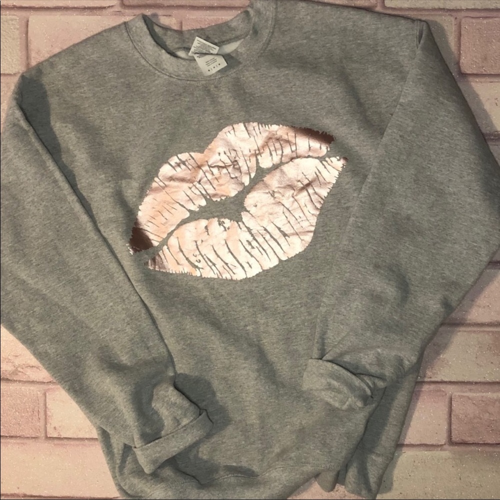 Rose Gold👄Sweatshirt